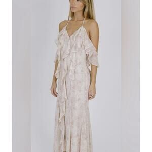 Storia Cascading Ruffles Dress